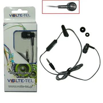 HANDS FREE NOKIA N81/5310/N96 ROPE BLACK VOLTE-TEL VT33 ON/OFF