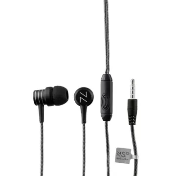 NSP HANDS FREE STEREO UNIVERSAL 3.5mm 1.2m RIPPLY HN25 ON/OFF BLACK