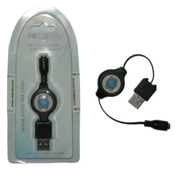 USB-A UNIVERSAL ADAPTOR ΠΤΥΣΣΟΜΕΝΟΣ VOLTE-TEL VUA3 2100mA