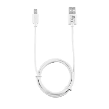 LIME MICRO USB DEVICES LONG TO USB-A 2.4A ΦΟΡΤΙΣΗΣ-DATA 1m LUM01 WHITE