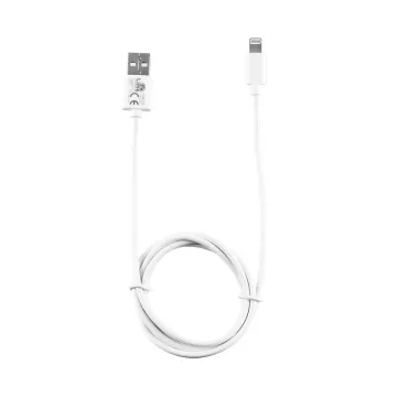 LIME LIGHTNING LONG TO USB-A 2.4A ΦΟΡΤΙΣΗΣ-DATA 2m LUL02 WHITE