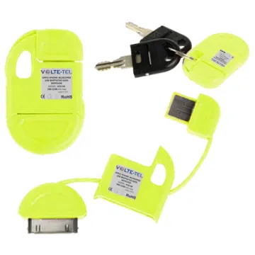VOLTE-TEL APPLE IPHONE 30-PIN 4G/4S USB ΦΟΡΤΙΣΤΗΣ-DATA ΜΠΡΕΛΟΚ VCD-04 YELLOW