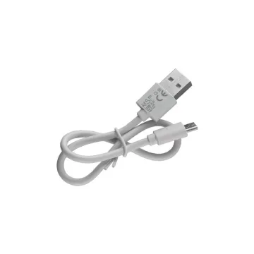 NSP MICRO USB DEVICES LONG - USB-A ΦΟΡΤΙΣΤΗΣ 2.5A 0.30m WHITE