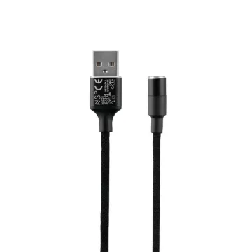 NSP USB-A ΦΟΡΤΙΣΗΣ-DATA MAGNETIC BRAIDED NSC02 4.0A QC 3.0 1.2m BLACK