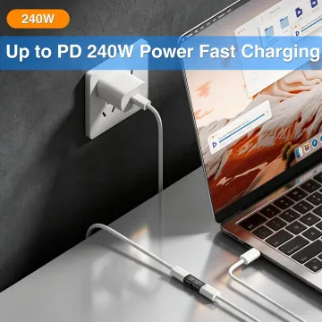 NSP ΜΕΤΑΤΡΟΠΕΑΣ TYPE C FEMALE TO TYPE C FEMALE 80GBPS 240W 48V 5A ALUMINIUM BLACK