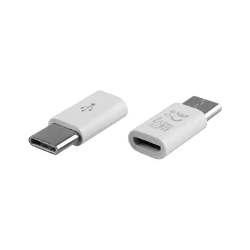 NSP ΜΕΤΑΤΡΟΠΕΑΣ MICRO USB FEMALE TO USB-C MALE WHITE