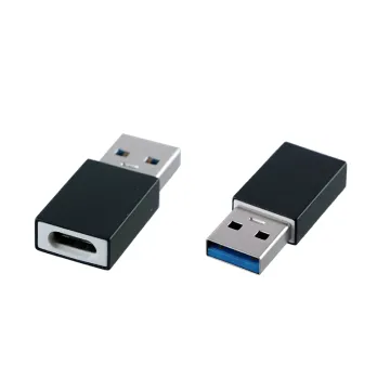 NSP ΜΕΤΑΤΡΟΠΕΑΣ USB-C FEMALE TO USB-A 2.0 MALE 2.4A BLACK