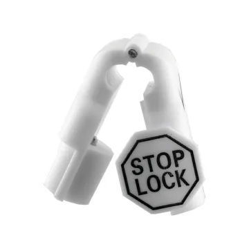 VOLTE-TEL ΑΝΤΙΚΛΕΠΤΙΚΗ ΑΣΦΑΛΕΙΑ ΓΑΝΤΖΟΥ STOP LOCK 8mm WHITE
