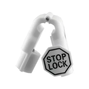 VOLTE-TEL ΑΝΤΙΚΛΕΠΤΙΚΗ ΑΣΦΑΛΕΙΑ ΓΑΝΤΖΟΥ STOP LOCK 5mm WHITE