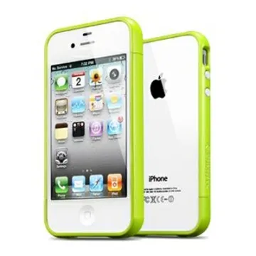 VOLTE-TEL ΘΗΚΗ IPHONE 4G/4S BUMPER 2 PCS + SCREEN PROTECTOR GREEN ALL