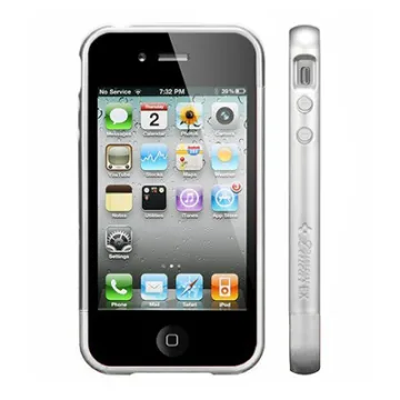 VOLTE-TEL ΘΗΚΗ IPHONE 4G/4S BUMPER 2 PCS + SCREEN PROTECTOR SILVER ALL