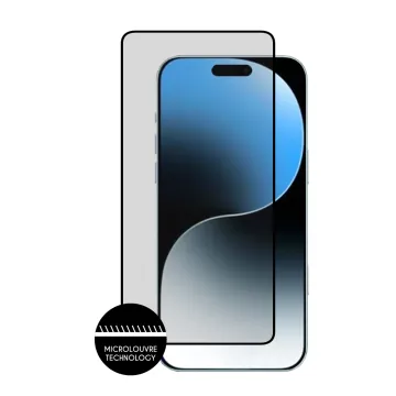 IDOL 1991 PREMIUM PRIVACY ANTISPY TEMPERED GLASS IPHONE 16 PLUS 6.7in 9H 0.25mm SEMI CURVED FULL GLUE BLACK