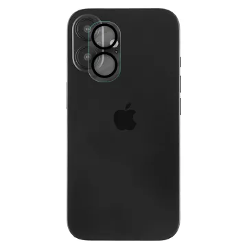 VOLTE-TEL CAMERA GLASS IPHONE 16 6.1in/16 PLUS 6.9in 9H 0.25mm 3D CURVED BLACK
