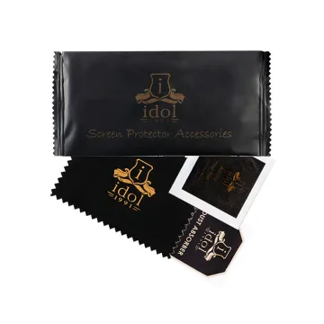 IDOL 1991 TITANIUM TEMPERED GLASS IPHONE 13 PRO / IPHONE 13 6.1in 9H 0.25mm SEMI CURVED FULL GLUE BLACK