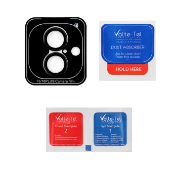 VOLTE-TEL CAMERA GLASS COVER IPHONE 16 / 16 PLUS 9H 0.30MM PREMIUM EASY APPLICATION MIDNIGHT