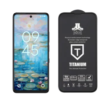 IDOL 1991 TITANIUM TEMPERED GLASS TCL 50 NXTPAPER 5G/TCL 50 PRO NXTPAPER 5G 6.8in 9H 0.25mm SEMI CURVED FULL GLUE BLACK