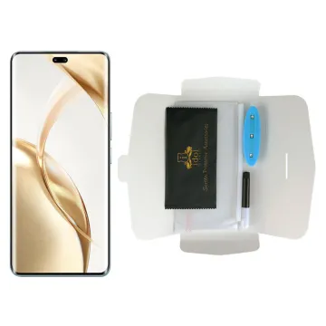 IDOL 1991 UV TEMPERED GLASS HONOR 200 5G 6.7in 9H 0.20mm 10D SEMI WITH GLUE-TOOL FINGER UNLOCK FULL COVER TRANSPARENT