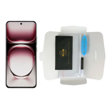 IDOL 1991 UV TEMPERED GLASS OPPO RENO 12 PRO 5G 6.7in 9H 0.20mm 10D SEMI WITH GLUE-TOOL FINGER UNLOCK FULL COVER TRANSPARENT