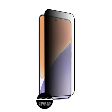 IDOL 1991 PREMIUM PRIVACY ANTISPY TEMPERED GLASS XIAOMI 15 5G 6.36in 9H 0.25mm SEMI CURVED FULL GLUE BLACK