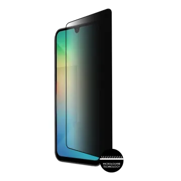 IDOL 1991 PRIVACY ANTISPY TEMPERED GLASS SAMSUNG A26 5G A266 6.7in 9H 0.25mm SEMI CURVED FULL GLUE BLACK