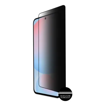 IDOL 1991 PRIVACY ANTISPY TEMPERED GLASS SAMSUNG A56 5G A566 6.7in 9H 0.25mm SEMI CURVED FULL GLUE BLACK