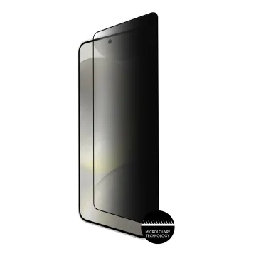IDOL 1991 PRIVACY ANTISPY TEMPERED GLASS SAMSUNG S25 PLUS 5G 6.7in 9H 0.2mm 3D SEMI CURVED EDGE GLUE FINGER UNLOCK BLACK