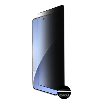 IDOL 1991 PRIVACY ANTISPY TEMPERED GLASS XIAOMI 15 PRO 5G 6.73in 9H 0.25mm SEMI CURVED FULL GLUE BLACK