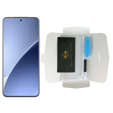 IDOL 1991 UV TEMPERED GLASS XIAOMI 15 PRO 5G 6.73in 9H 0.20mm 10D SEMI WITH GLUE-TOOL FINGER UNLOCK FULL COVER TRANSPA
