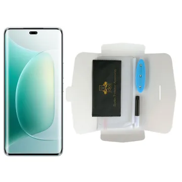 IDOL 1991 UV TEMPERED GLASS HONOR 300 PRO/ULTRA 5G 6.78in 9H 0.20mm 10D SEMI WITH GLUE-TOOL FINGER UNLOCK FULL COVER TRANSPARENT