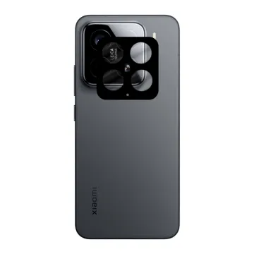 VOLTE-TEL CAMERA GLASS XIAOMI 15 5G 6.36in 9H 0.25mm 3D CURVED BLACK
