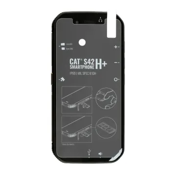 VOLTE-TEL TEMPERED GLASS CAT S42/S42H+ 5.5in 9H 0.30mm 2.5D OPEN NOTCH