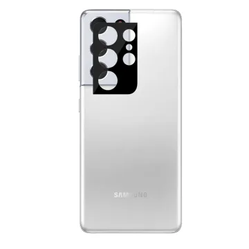 VOLTE-TEL CAMERA GLASS SAMSUNG S21 ULTRA 5G G998 6.8in 9H 0.25mm 3D CURVED BLACK