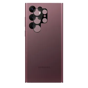 VOLTE-TEL CAMERA GLASS SAMSUNG S22 ULTRA 5G 6.8in 9H 0.25mm 3D CURVED BLACK