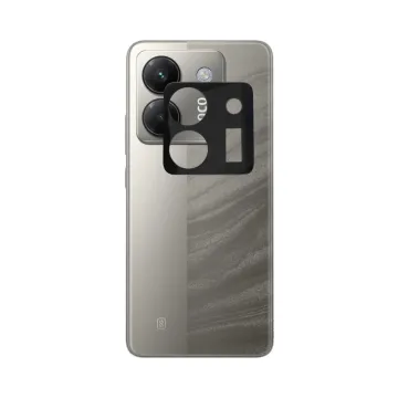 VOLTE-TEL CAMERA GLASS XIAOMI POCO M7 PRO 5G 6.67in 9H 0.25mm 3D CURVED BLACK