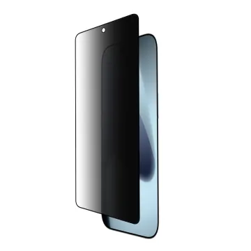 IDOL 1991 PREMIUM PRIVACY ANTISPY TEMPERED GLASS IPHONE 17 PRO 6.3in 9H 0.25mm SEMI CURVED FULL GLUE BLACK
