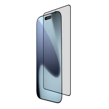 IDOL 1991 PRIVACY ANTISPY TEMPERED GLASS IPHONE 17 PRO 6.3in 9H 0.25mm SEMI CURVED FULL GLUE BLACK