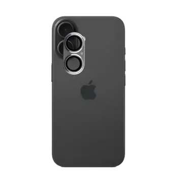 VOLTE-TEL CAMERA GLASS COVER IPHONE 17 6.3in 9H 0.30MM 3D AR ALUMINIUM-ELECTROPLATING FRAME SILVER