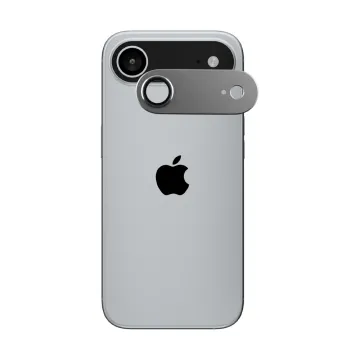 VOLTE-TEL CAMERA GLASS COVER IPHONE 17 AIR 6.5in 9H 0.30MM 3D AR ALUMINIUM-ELECTROPLATING FRAME SILVER