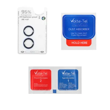 VOLTE-TEL CAMERA GLASS COVER IPHONE 17 6.3in 9H 0.33MM AR PREMIUM EASY APPLICATION BLUE