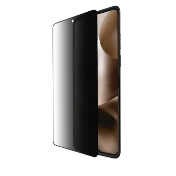 IDOL 1991 PRIVACY ANTISPY TEMPERED GLASS MOTOROLA MOTO RAZR 60 5G 6.9in 9H 0.25mm 3D SEMI CURVED EDGE GLUE BLACK