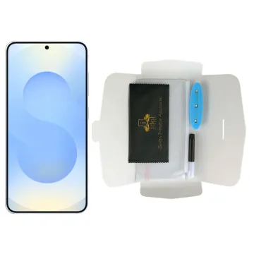 IDOL 1991 UV TEMPERED GLASS SAMSUNG S25 PLUS 5G S936 6.7in 9H 0.20mm 10D SEMI WITH GLUE-TOOL FINGER UNLOCK FULL COVER TRANSPAREN