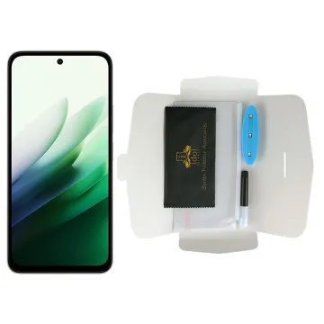 IDOL 1991 UV TEMPERED GLASS XIAOMI REDMI NOTE 15 5G 6.77in 9H 0.20mm 10D SEMI WITH GLUE-TOOL FINGER UNLOCK FULL COVER TRANSPAREN