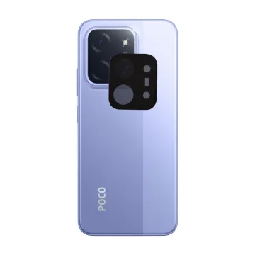 VOLTE-TEL CAMERA GLASS XIAOMI POCO C85 4G/REDMI 15C 4G 6.9in 9H 0.25mm 3D CURVED BLACK