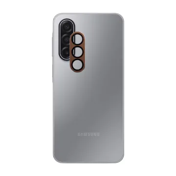 VOLTE-TEL CAMERA GLASS COVER SAMSUNG A17 4G A175/A17 5G Α176 6.7in 9H 0.30MM 3D AR ALUMINIUM-ELECTROPLATING FRAME GOLD
