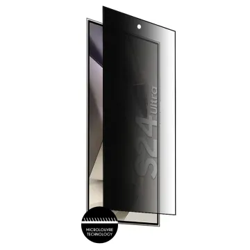 IDOL 1991 PREMIUM PRIVACY ANTISPY TEMPERED GLASS SAMSUNG S24 ULTRA 5G 6.8in 9H 0.25mm SEMI CURVED FULL GLUE BLACK