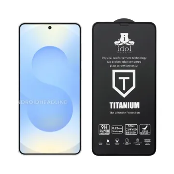 IDOL 1991 TEMPERED GLASS SAMSUNG S26 PLUS 5G TITANIUM FULL GLUE <br><br><br><br>6.7 inches 9H 0.25mm SEMI CURVED BLACK