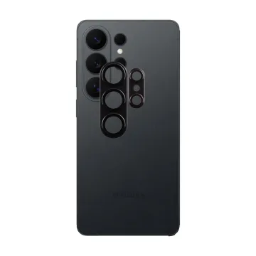 VOLTE-TEL CAMERA GLASS COVER SAMSUNG S26 ULTRA 5G 6.9in 9H 0.30MM 3D AR ALUMINIUM-ELECTROPLATING FRAME BLACK