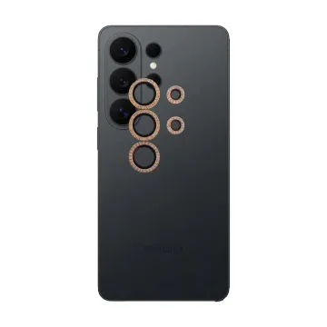 VOLTE-TEL CAMERA GLASS COVER SAMSUNG S26 ULTRA 5G 6.9in 9H 0.33MM EASY APPLICATION WITH STRASS GOLD