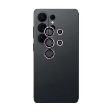 VOLTE-TEL CAMERA GLASS COVER SAMSUNG S26 ULTRA 5G 6.9in 9H 0.33MM EASY APPLICATION WITH STRASS DARK PURPLE