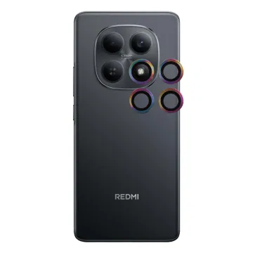 VOLTE-TEL CAMERA GLASS COVER XIAOMI REDMI NOTE 15 5G /POCO M8 5G 6.77in 9H 0.30MM EASY APPLICATION RAINBOW